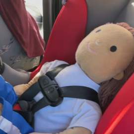 car seat doll