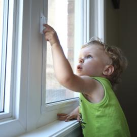child opening window lock