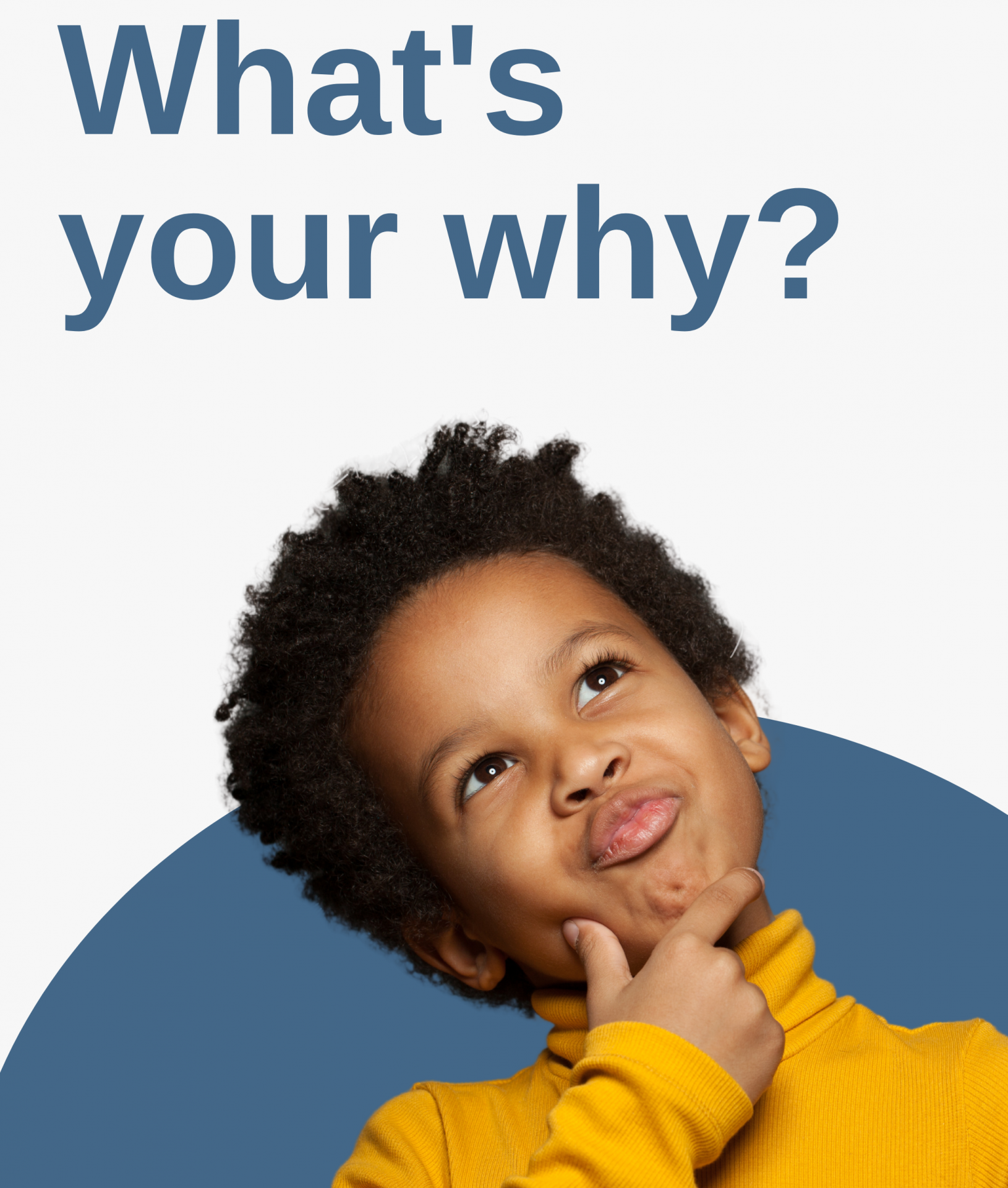 What's your why banner image
