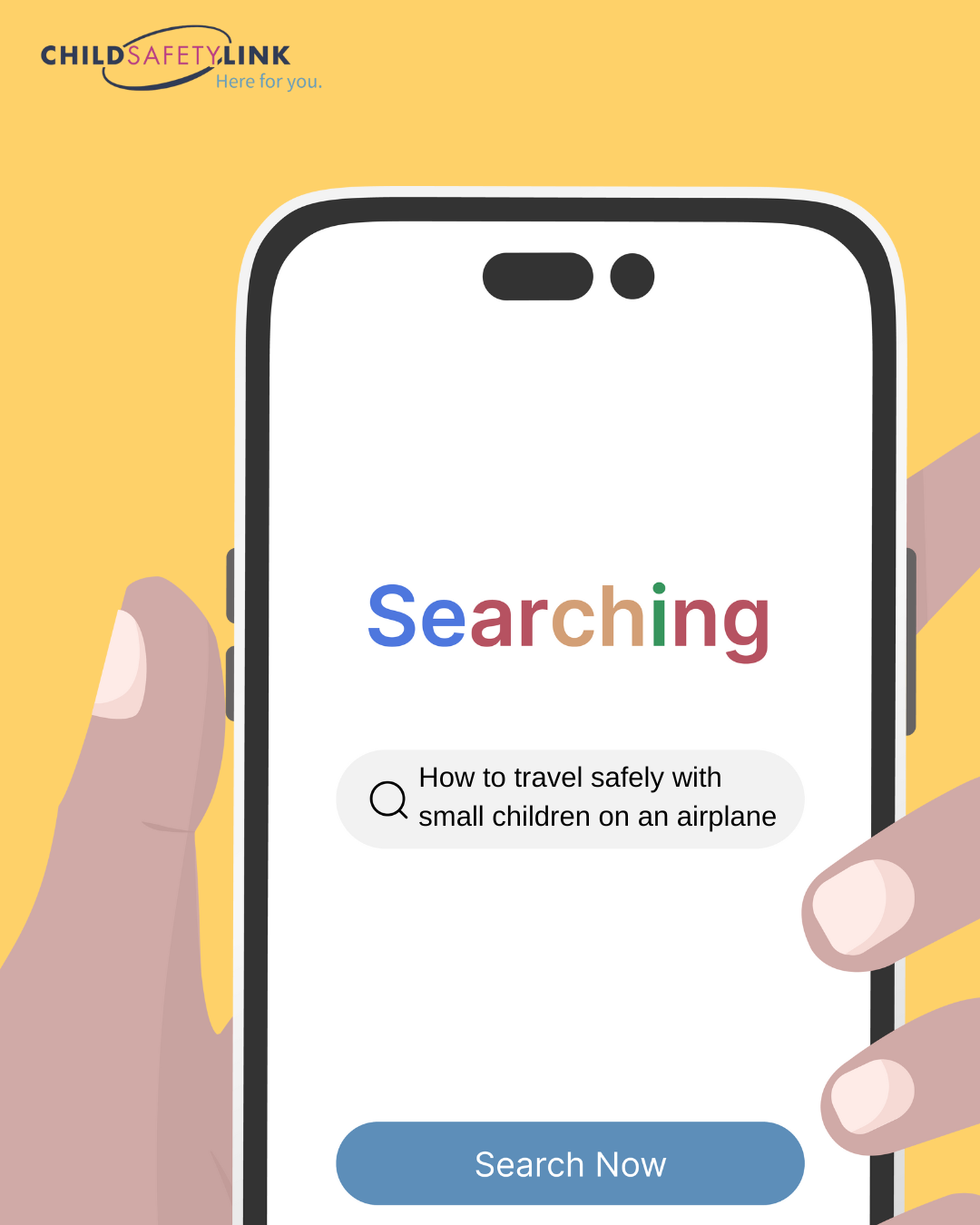 Searching: How to travel safely with small children on an airplane 