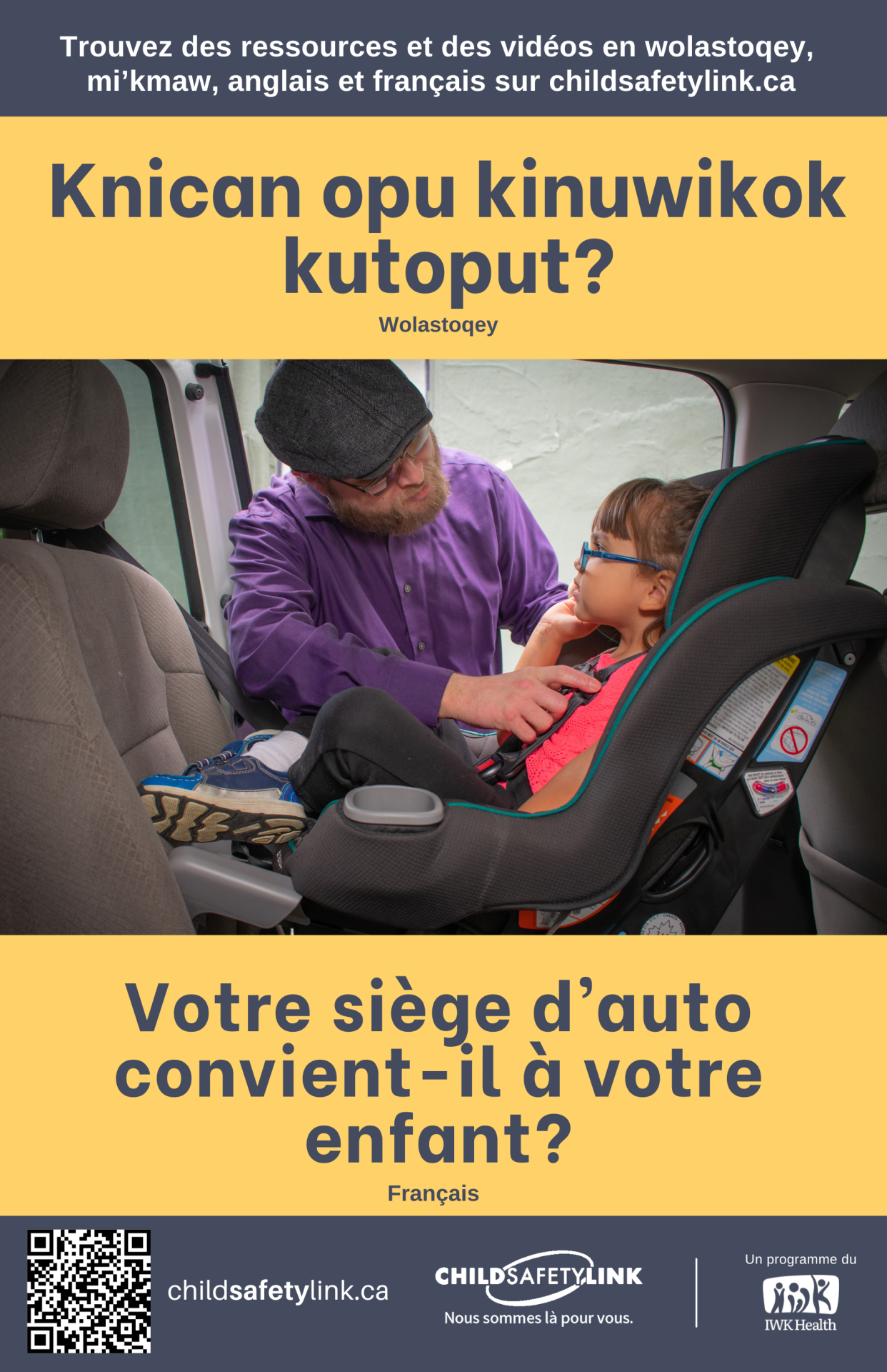 Is your child in the right seat French-Wolastoqey