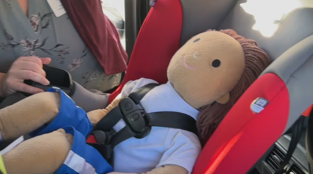 car seat doll